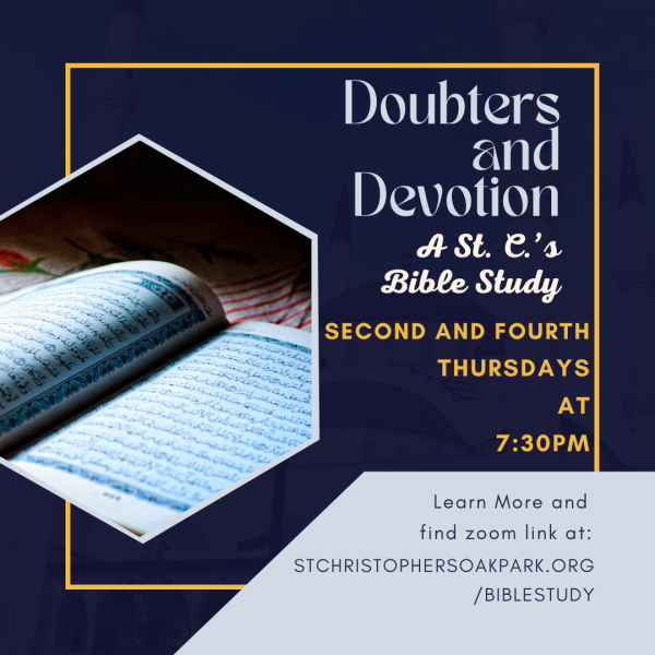 Doubters and Devotion 7:30PM-8:30PM